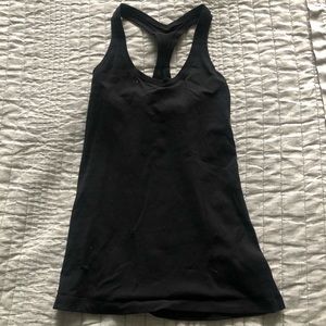 Lululemon Black Racerback Tank Top